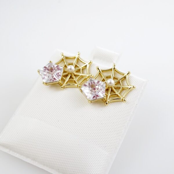 Aretes de Acero Inoxidable Bañados en Oro 14K – AL-EA0141