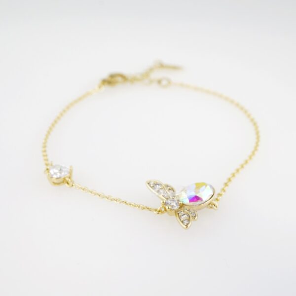 Brazalete de Acero Inoxidable Bañado en Oro 14K – BR010