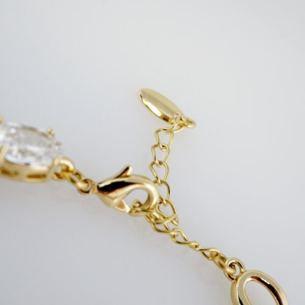 Brazalete de Acero Inoxidable Bañado en Oro 14K – BR008 - Imagen 3