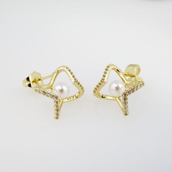 Gargantilla de Acero Inoxidable Bañada en Oro 14K – SET0062 - Imagen 3