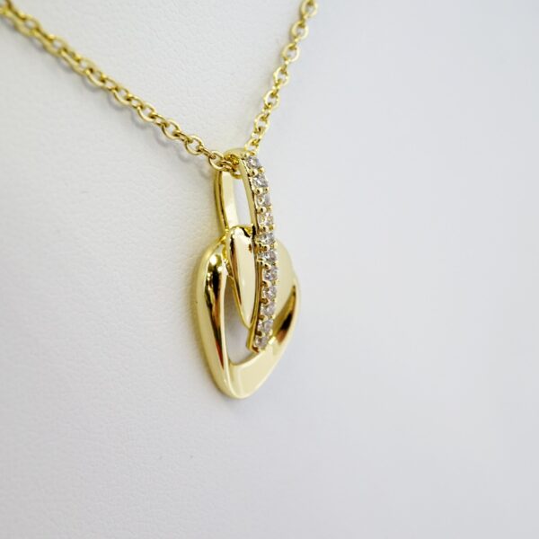 Gargantilla de Acero Inoxidable Bañada en Oro 14K – SET0057 - Imagen 3