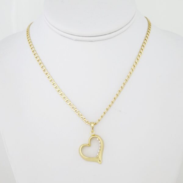 Cadena de Acero Bañada en Oro 14k - CH001
