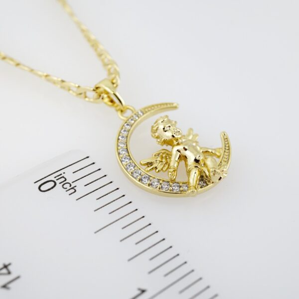 Cadena de Acero Bañada en Oro 14k - CH004 - Imagen 3
