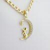 Cadena de Acero Bañada en Oro 14k - CH005 - Imagen 2