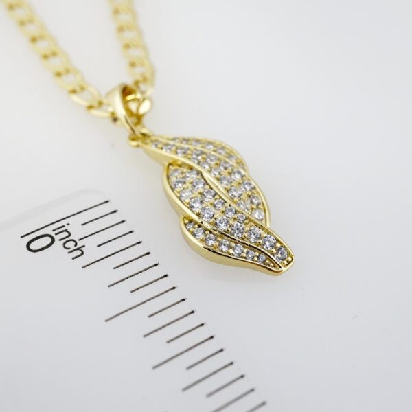Gargantilla de Acero Bañada en Oro 14k - CH006 - Imagen 3