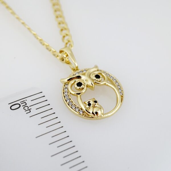 Cadena de Acero Bañada en Oro 14k - CH022 - Imagen 3
