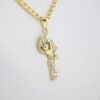 Cadena de Acero Bañada en Oro 14k - CH025 - Imagen 2