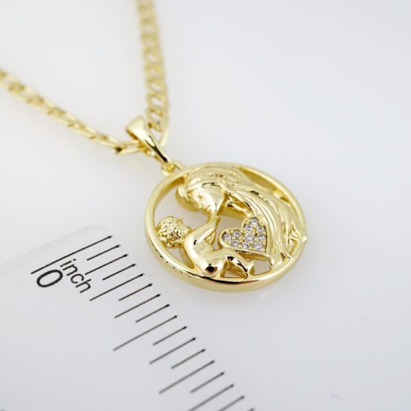 Cadena de Acero Bañada en Oro 14k - CH026 - Imagen 3