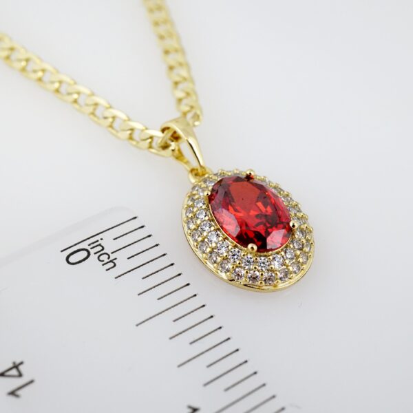 Cadena de Acero Bañada en Oro 14k - CH013 - Imagen 3