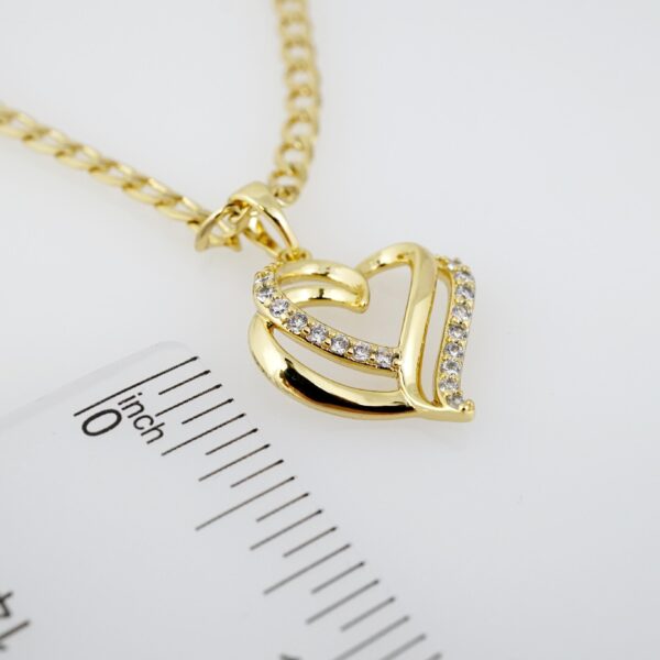 Cadena de Acero Bañada en Oro 14k - CH035 - Imagen 3