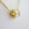 Cadena de Acero Bañada en Oro 14k - CH027 - Imagen 2