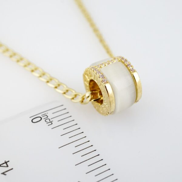 Cadena de Acero Bañada en Oro 14k - CH027 - Imagen 3