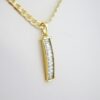 Cadena de Acero Bañada en Oro 14k - CH016 - Imagen 2