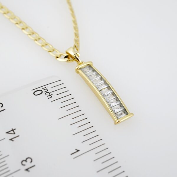 Cadena de Acero Bañada en Oro 14k - CH016 - Imagen 3