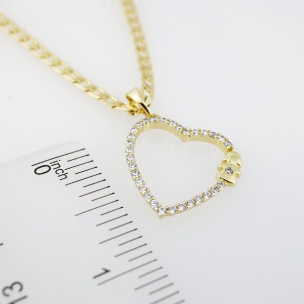 Cadena de Acero Bañada en Oro 14k - CH030 - Imagen 3