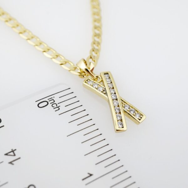 Cadena de Acero Bañada en Oro 14k - CH031 - Imagen 3