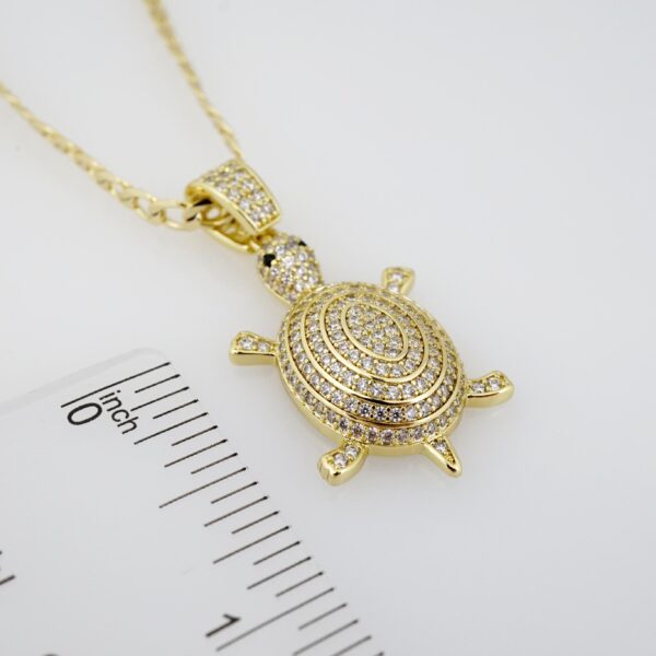 Cadena de Acero Bañada en Oro 14k - CH029 - Imagen 3