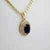 Cadena de Acero Bañada en Oro 14k - CH012 - Imagen 2
