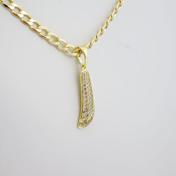 Cadena de Acero Bañada en Oro 14k - CH017 - Imagen 2