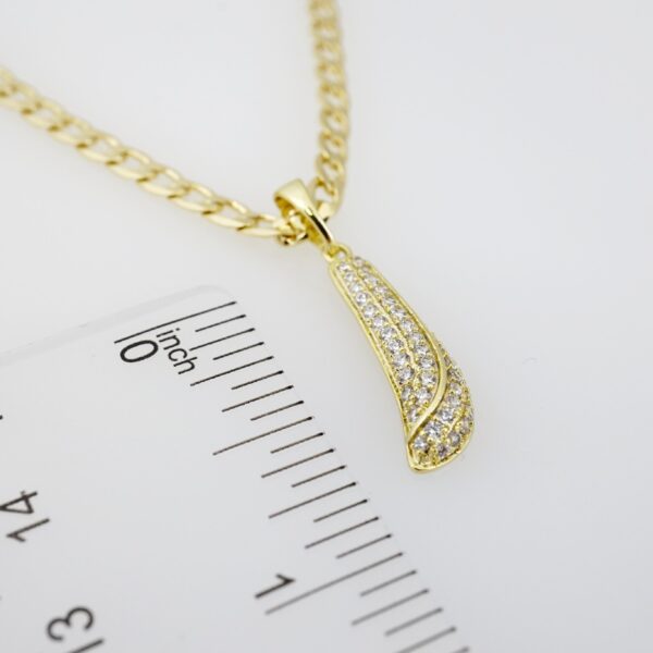 Cadena de Acero Bañada en Oro 14k - CH017 - Imagen 3