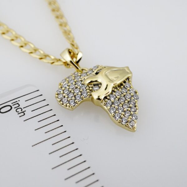 Cadena de Acero Bañada en Oro 14k - CH018 - Imagen 3