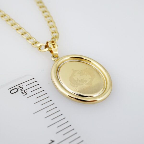 Cadena de Acero Bañada en Oro 14k - CH032 - Imagen 3