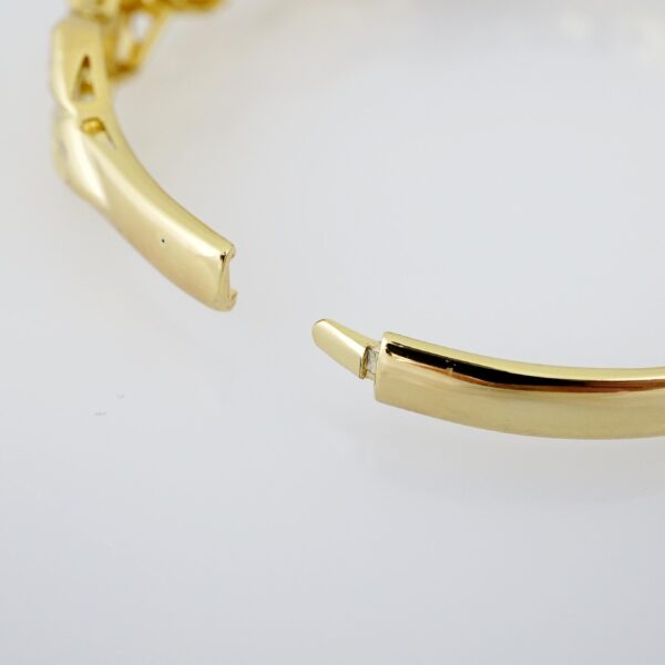Manilla de Acero Bañada en Oro 14k - BA003 - Imagen 3