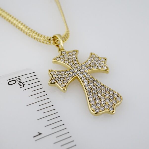 Gargantilla de Acero Bañada en Oro 14k - NK002 - Imagen 3
