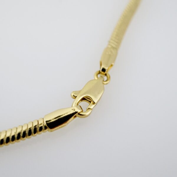 Gargantilla de Acero Bañada en Oro 14k - NK004 - Imagen 3
