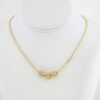 Gargantilla de Acero Bañada en Oro 14k - NK007