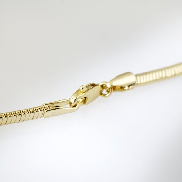 Gargantilla de Acero Bañada en Oro 14k - NK007 - Imagen 3