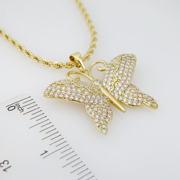 Gargantilla de Acero Bañada en Oro 14k - NK001 - Imagen 3