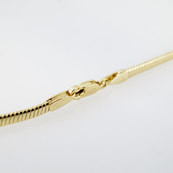 Gargantilla de Acero Bañada en Oro 14k - NK0010 - Imagen 3
