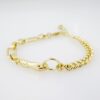Brazalete de Acero Bañado en Oro 14k - BR002