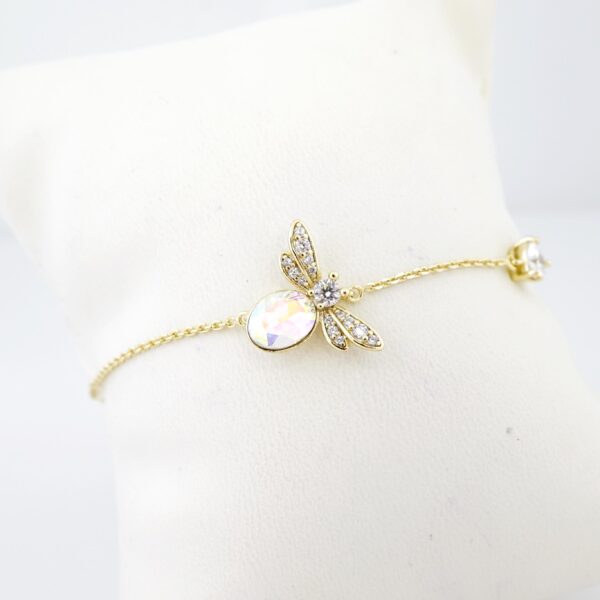 Brazalete de Acero Bañado en Oro 14k - BR007 - Imagen 3