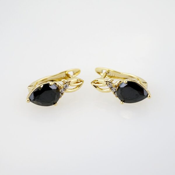 Arete de Acero Bañado en Oro 14k - EA0025