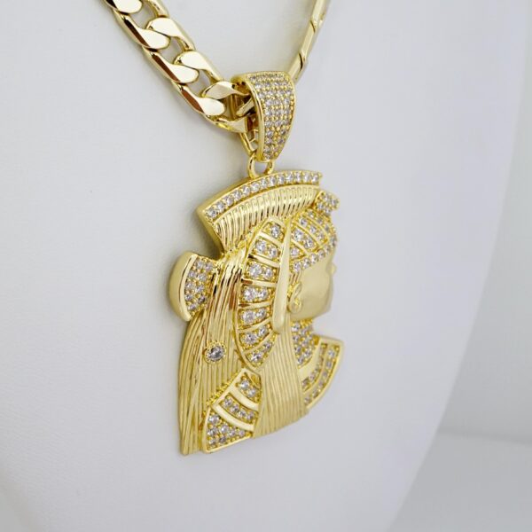 Cadena de Hombre en Acero Bañada en Oro 14k – MCH020 - Imagen 2
