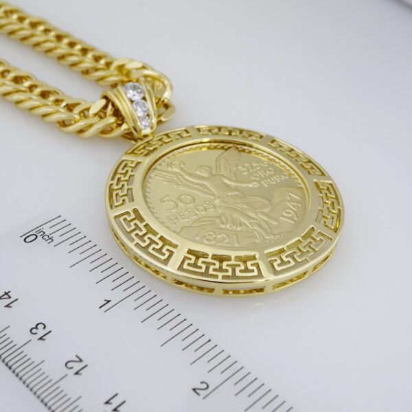 Cadena de Hombre en Acero Bañada en Oro 14k – MCH037 - Imagen 3