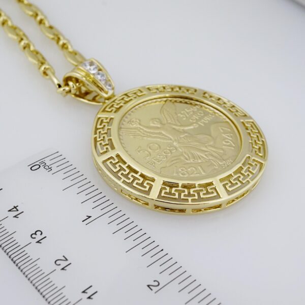 Cadena de Hombre en Acero Bañada en Oro 14k – MCH038 - Imagen 3