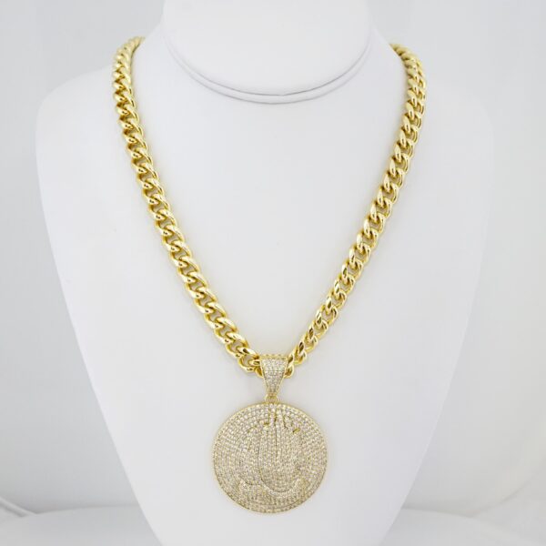 Cadena de Hombre en Acero Bañada en Oro 14k – MCH036