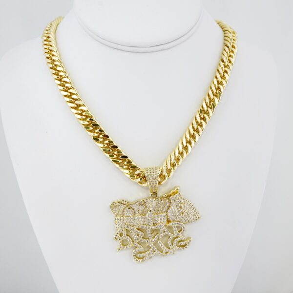 Cadena de Hombre en Acero Bañada en Oro 14k – MCH039