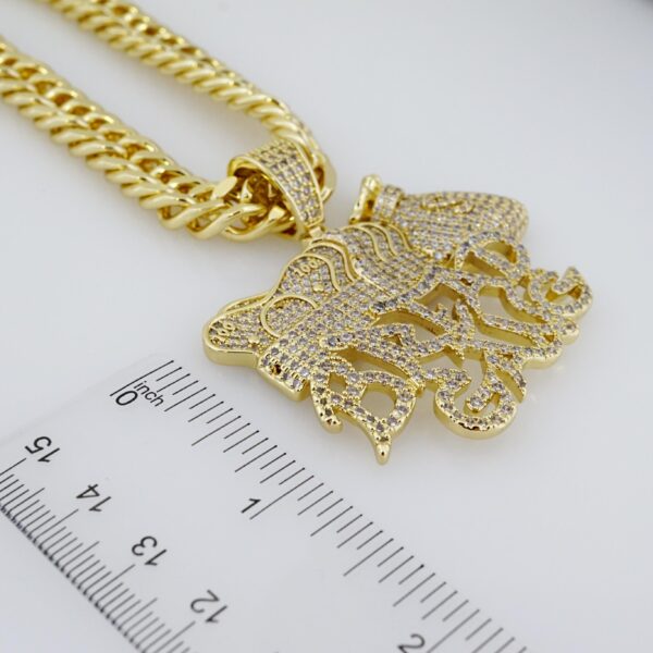 Cadena de Hombre en Acero Bañada en Oro 14k – MCH039 - Imagen 3