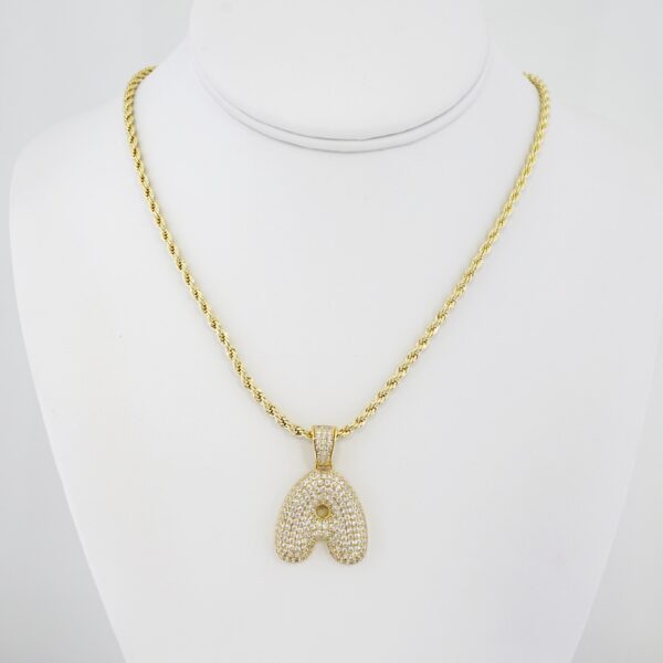 Cadena de Acero Bañada en Oro 14k – CH0125