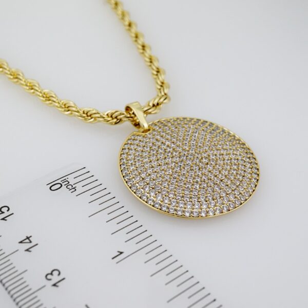 Cadena de Acero Bañada en Oro 14k – CH0130 - Imagen 3
