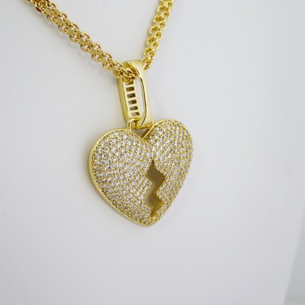 Cadena de Acero Bañada en Oro 14k – CH0124