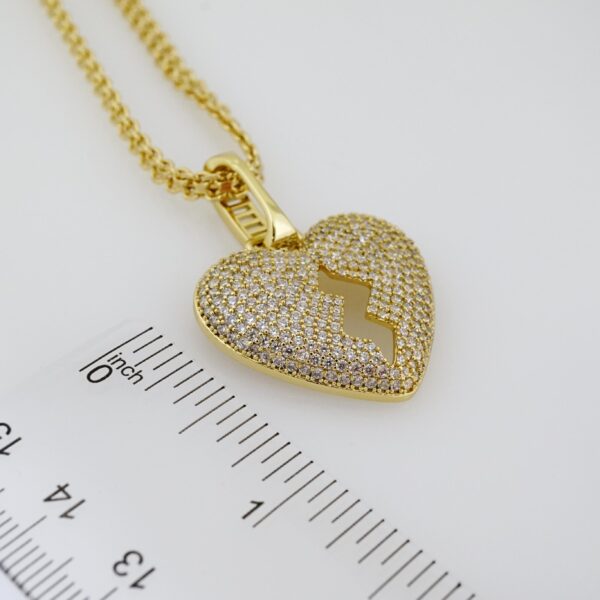 Cadena de Acero Bañada en Oro 14k – CH0124 - Imagen 3