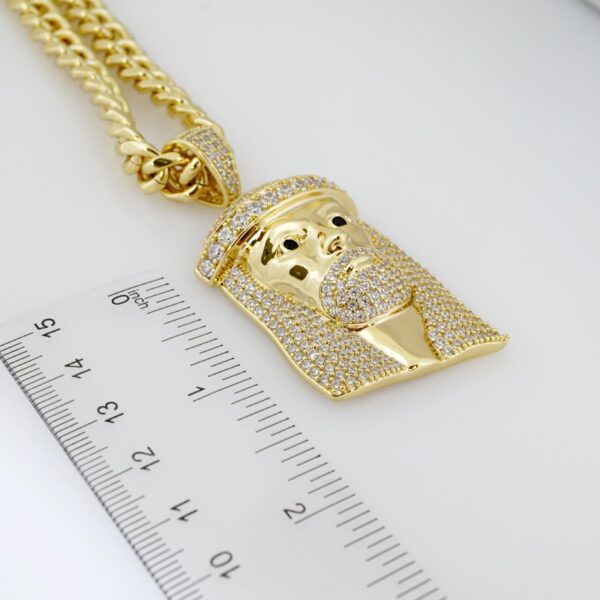 Cadena de Hombre en Acero Bañada en Oro 14k – MCH019 - Imagen 3