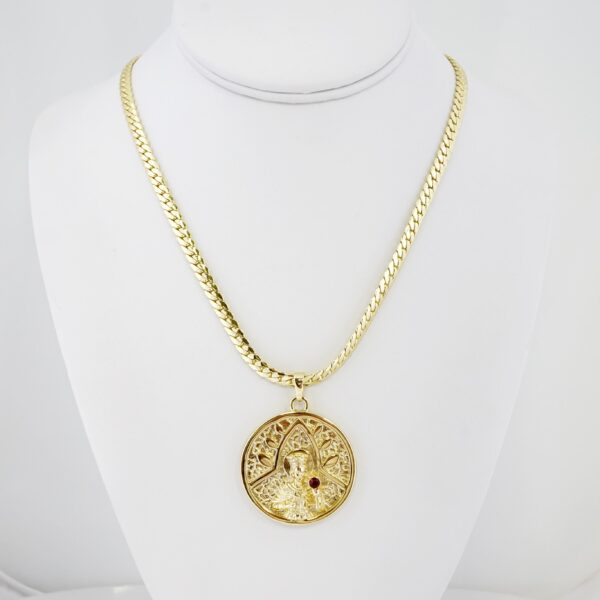 Cadena de Hombre en Acero Bañada en Oro 14k – MCH025