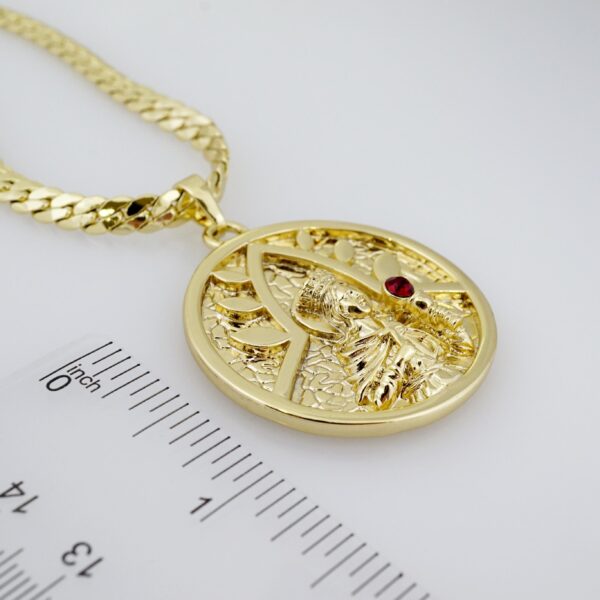 Cadena de Hombre en Acero Bañada en Oro 14k – MCH025 - Imagen 3