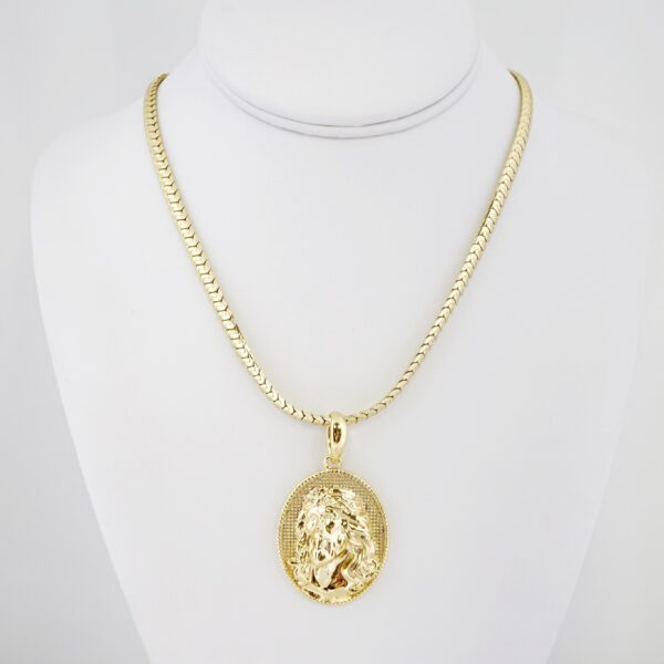 Cadena de Hombre en Acero Bañada en Oro 14k – MCH024